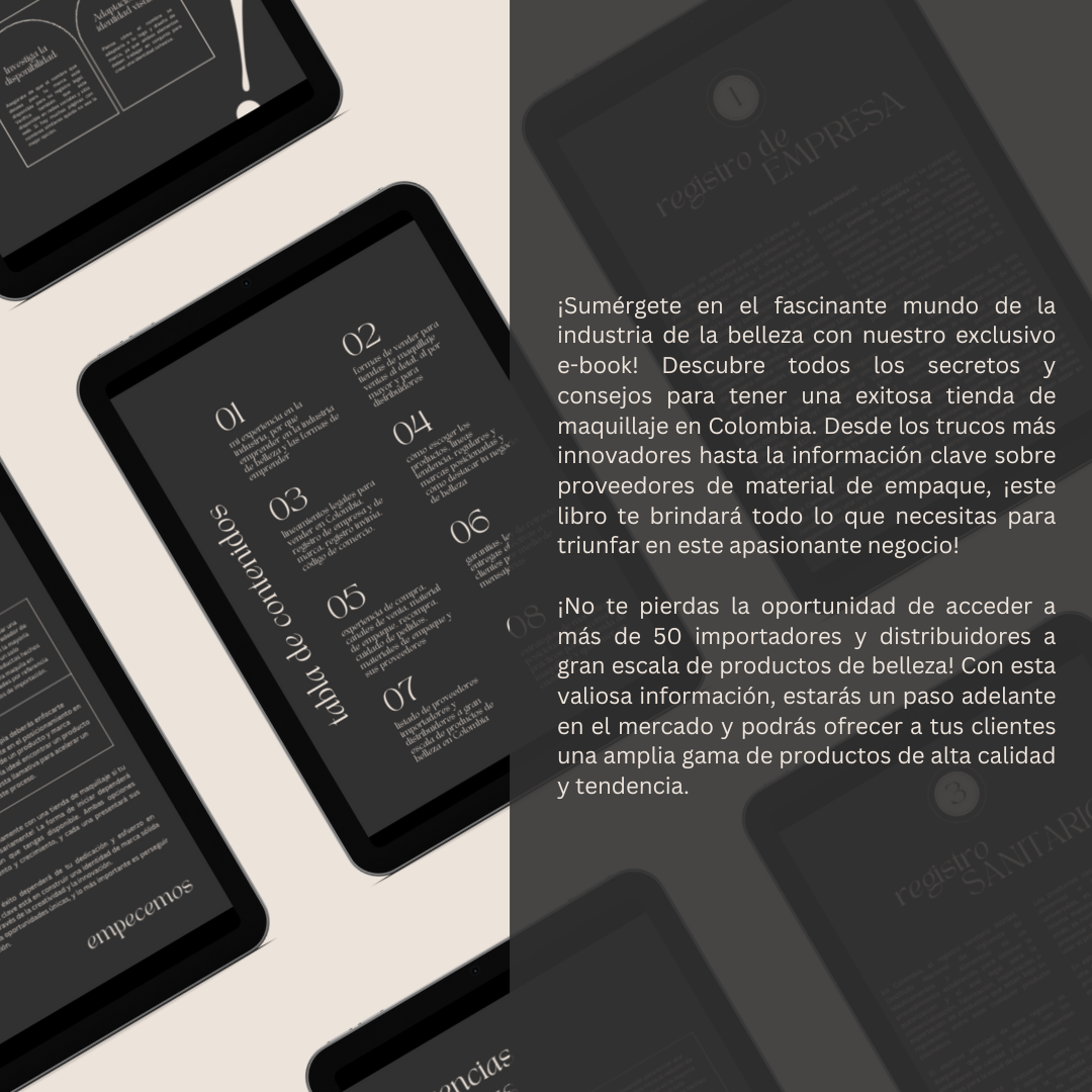 Manual Secreto para las Tiendas de Maquillaje E-Book