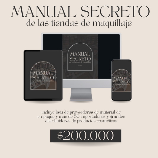 Manual Secreto para las Tiendas de Maquillaje E-Book