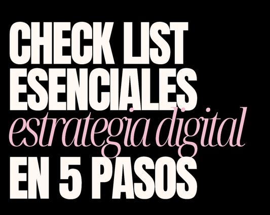 Check list de Estrategia Digital